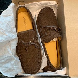 Saks Fifth Avenue Suede Men’s Brown Shoes Loaffers